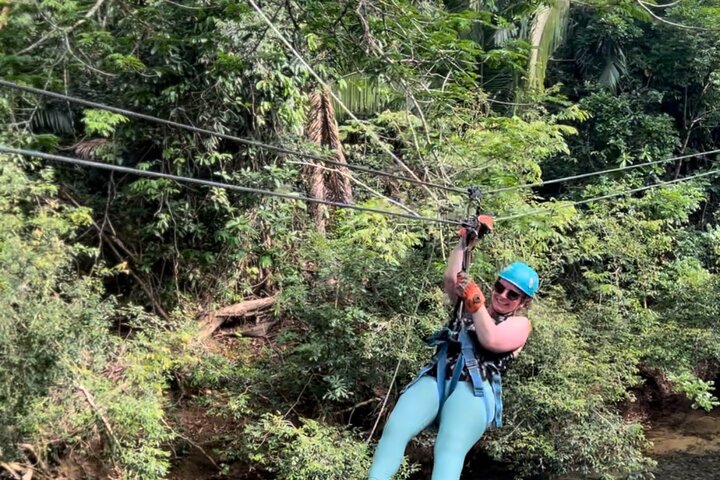 Image 1 of cave tubing and zipline tour placencia