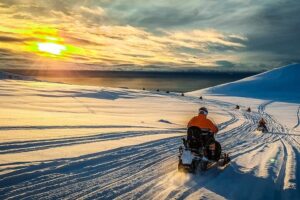 Image 1 of highland snowmobiling tour iceland