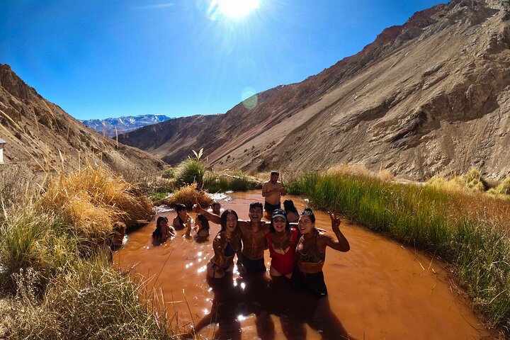 Image 1 of hot springs in the Andes mountains