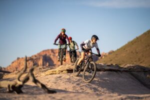 Image 1 of mountain biking in Zion