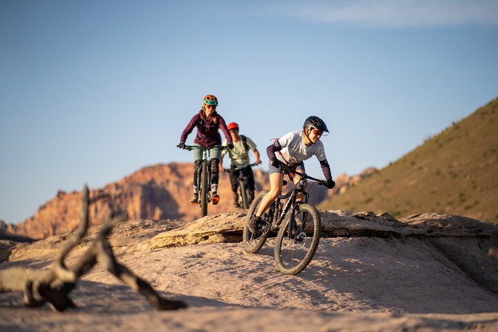 Image 1 of mountain biking in Zion