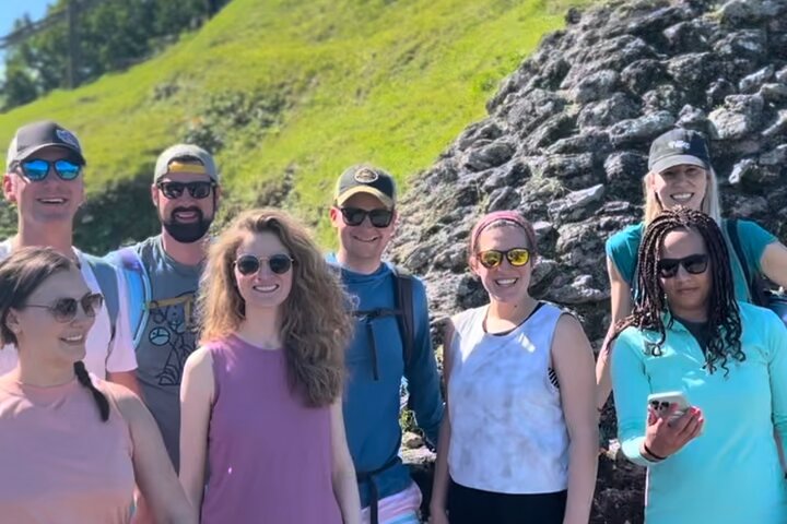 Step-by-step travel guide for private xunantunich and blue hole tour,xunantunich mayan ruins tour,inland blue hole belize,private tour from placencia,belize mayan ruins and caves,best private tours in belize - transport and logistics